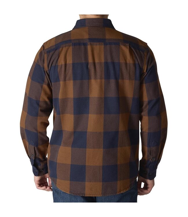 Carhartt Men's Loose Fit Heavyweight Flannel Long-Sleeve Plaid Shirt 107013