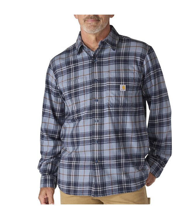 Carhartt Men's Rugged Flex Relaxed Fit Midweight Flannel Long-Sleeve Plaid Shirt 107010