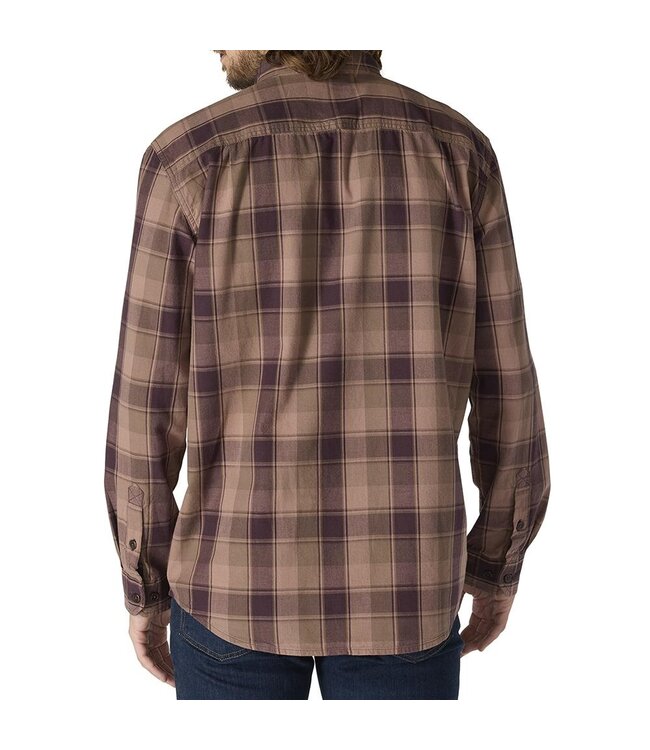 Carhartt Men's Loose Fit Midweight Chambray Long-Sleeve Plaid Shirt 107012