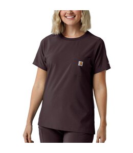 Carhartt Women's Force Cross-Flex Women's Crew Neck Scrub Top C13510