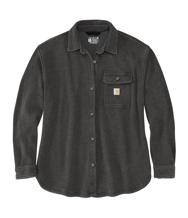 Carhartt Women's Oversized-Fit Heavyweight Waffle Knit Shirt 107134