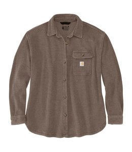Carhartt Women's Oversized-Fit Heavyweight Waffle Knit Shirt 107134