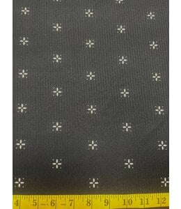 Yard of Comfort Rib Knit Print 578518-BK