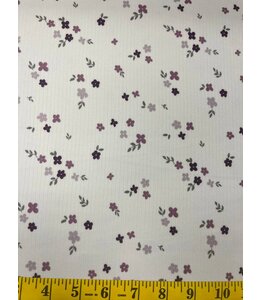 Yard of Classic Rib Knit Print Fabric 578516- BG