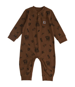Carhartt Boy's Infant Long-Sleeve Wildlife Print Coverall CM8774