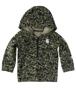 Carhartt Boy's Infant/Toddler Long-Sleeve Half-Zip Camo Sweatshirt CA6735
