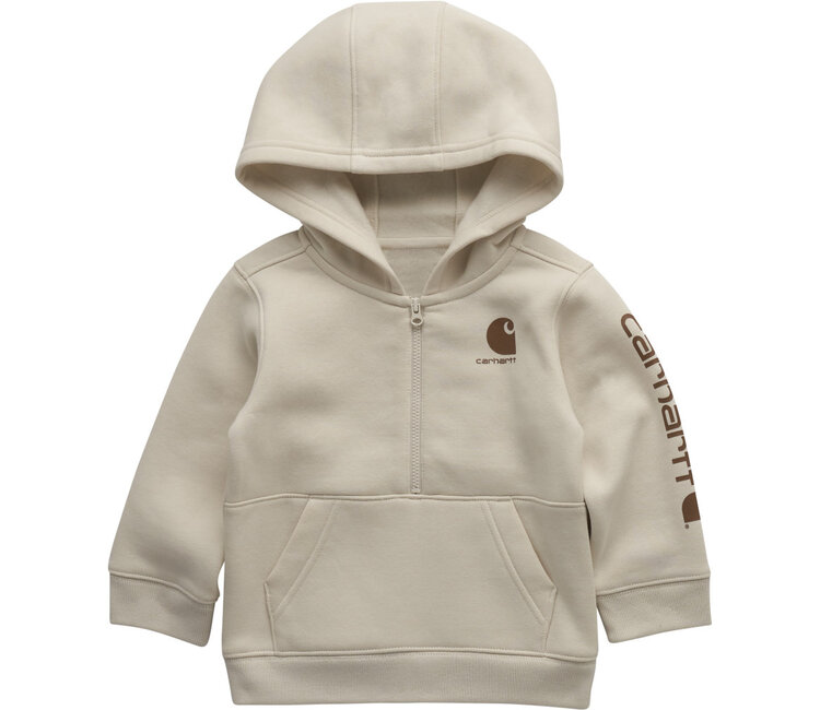 Carhartt カバーオール ベージュ　kids Amazon.com: Carhartt Boys Long-Sleeve Zip-Front Hooded Coverall