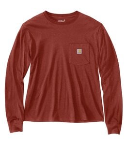Carhartt Women's Loose Fit Lightweight Long-Sleeve Crewneck Pocket T-Shirt 106121