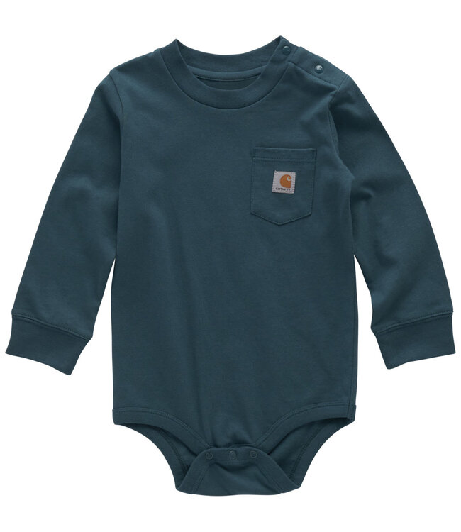 Carhartt Kid's Infant Long-Sleeve Pocket Bodysuit CA5011