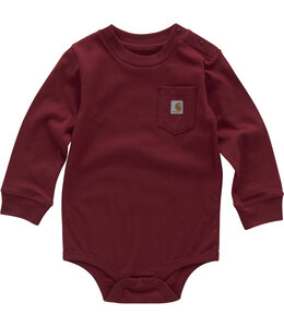 Carhartt Kid's Infant Long-Sleeve Pocket Bodysuit CA5011
