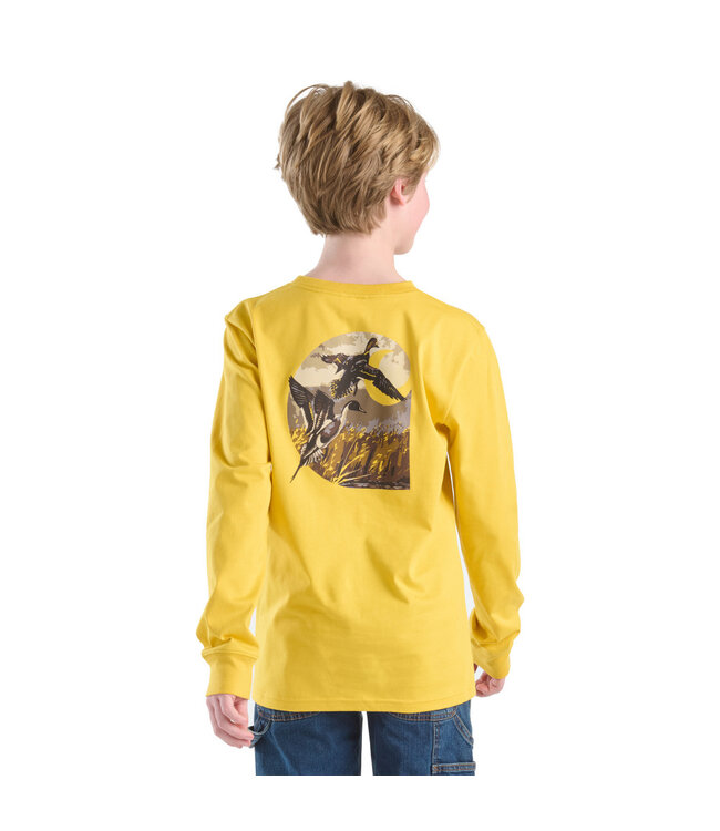 Carhartt Boy's Long-Sleeve Duck Pocket T-Shirt CA6765