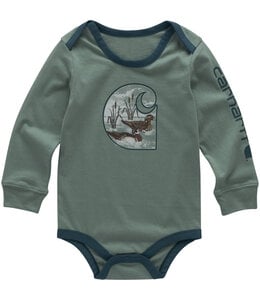 Carhartt Boy's Infant Long-Sleeve Duck "C" Bodysuit CA6711