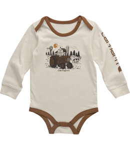 Carhartt Boy's Infant Long-Sleeve Tractor Bodysuit CA6712