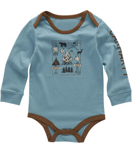 Carhartt Boy's Infant Long-Sleeve Camping Bodysuit CA6713