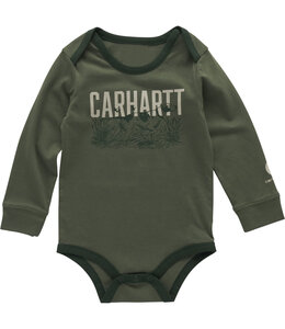 Carhartt Boy's Infant Long-Sleeve Dog Bodysuit CA6714