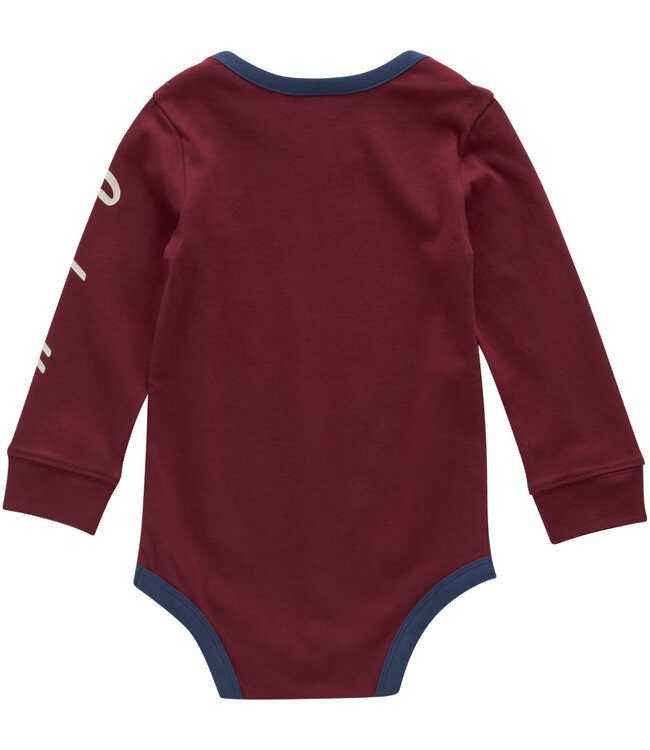 Carhartt Boy's Infant Long-Sleeve Tractor Bodysuit CA6716