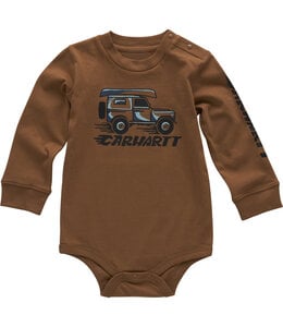 Carhartt Boy's Infant Long-Sleeve Truck Bodysuit CA6720