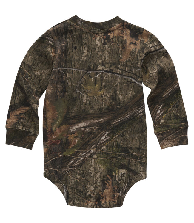 Carhartt Boy's Infant Long-Sleeve Camo Pocket Bodysuit CA6724