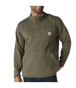 Carhartt Men's Relaxed Fit Midweight Quarter-Zip Pocket Sweater Fleece 106378