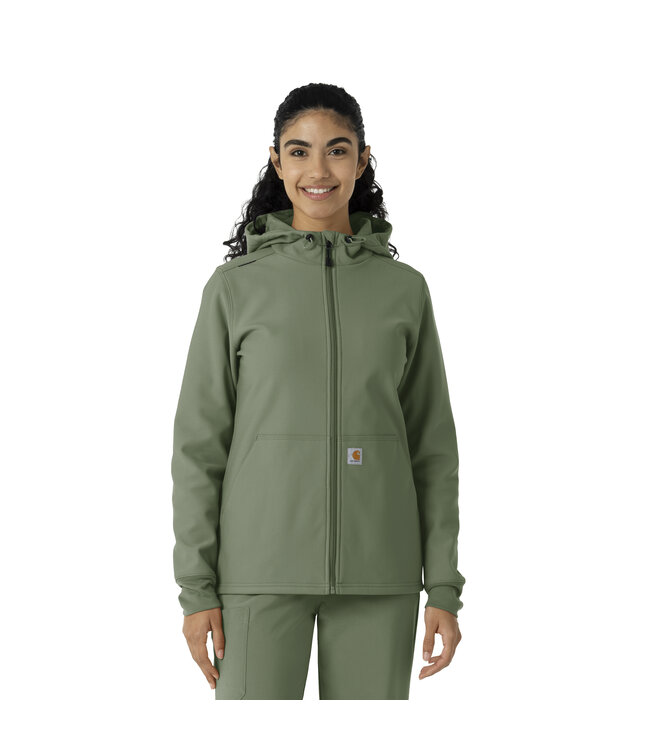 Carhartt Women's Rugged Flex Modern Fit Bonded Fleece Hoodie C85023
