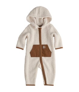 Carhartt Girl's Infant Long Sleeve Zip Front Sherpa Coverall CM5414