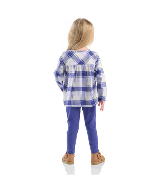 Carhartt Girl's Toddler Long-Sleeve Flannel Top and Legging Set CG9956