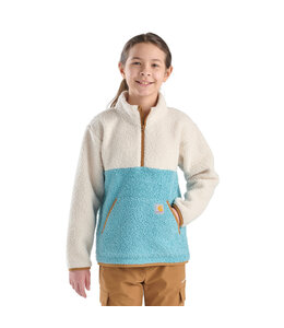 Carhartt Girl's Long-Sleeve Fleece Quarter-Zip Sweatshirt CA7133