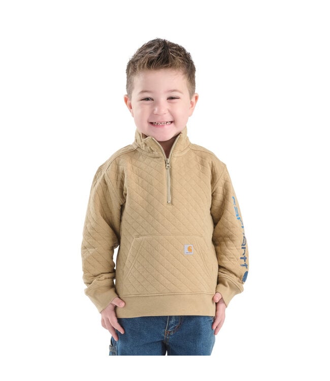 Carhartt Boy's Long-Sleeve Quarter Zip Sweatshirt CA6776
