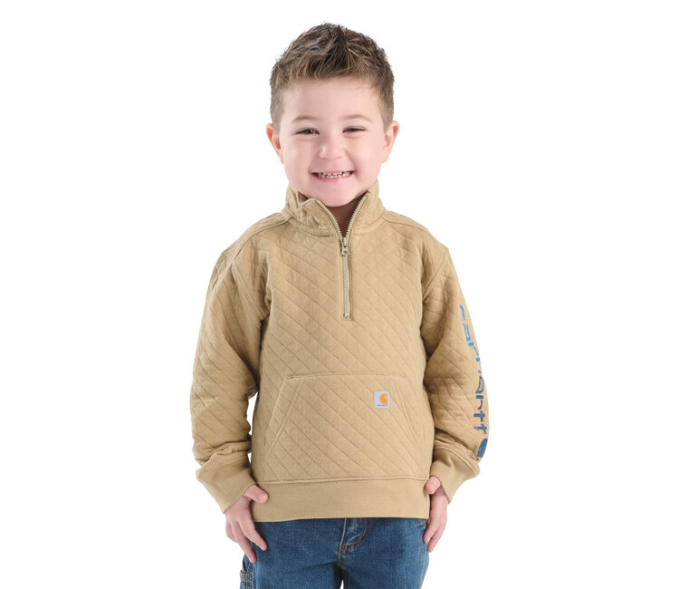 Carhartt Boy's Long-Sleeve Quarter Zip Sweatshirt - Traditions Carhartt Boy's Long-Sleeve Quarter Zip Sweatshirt - Traditions
