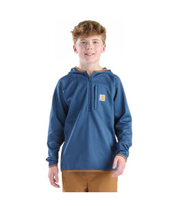 Carhartt Boy's Force Long-Sleeve Quarter Zip Sweatshirt CA6778