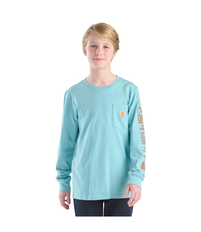 Carhartt Boy's Long-Sleeve Graphic Pocket T-Shirt CA6746