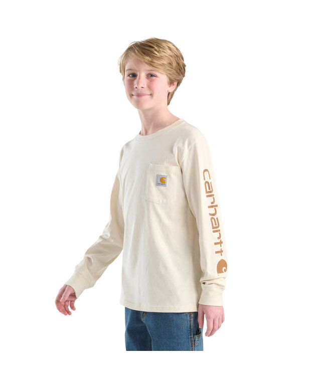 Carhartt Boy's Long-Sleeve Graphic Pocket T-Shirt CA6746