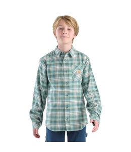 Carhartt Boy's Long-Sleeve Flannel Button-Front Shirt CE8211