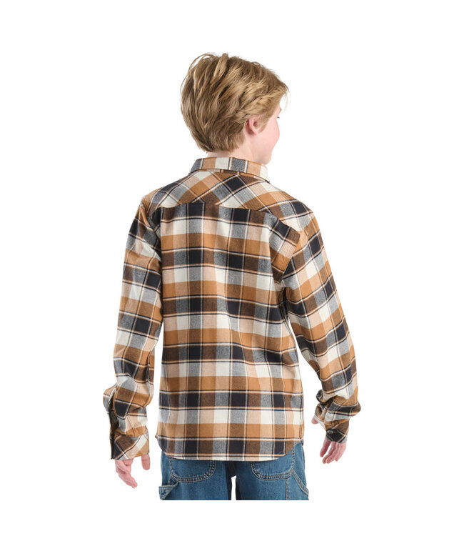 Carhartt Boy's Long-Sleeve Flannel Button-Front Shirt CE8211