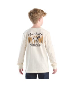 Carhartt Boy's Long-Sleeve Dog Pocket T-Shirt CA6760