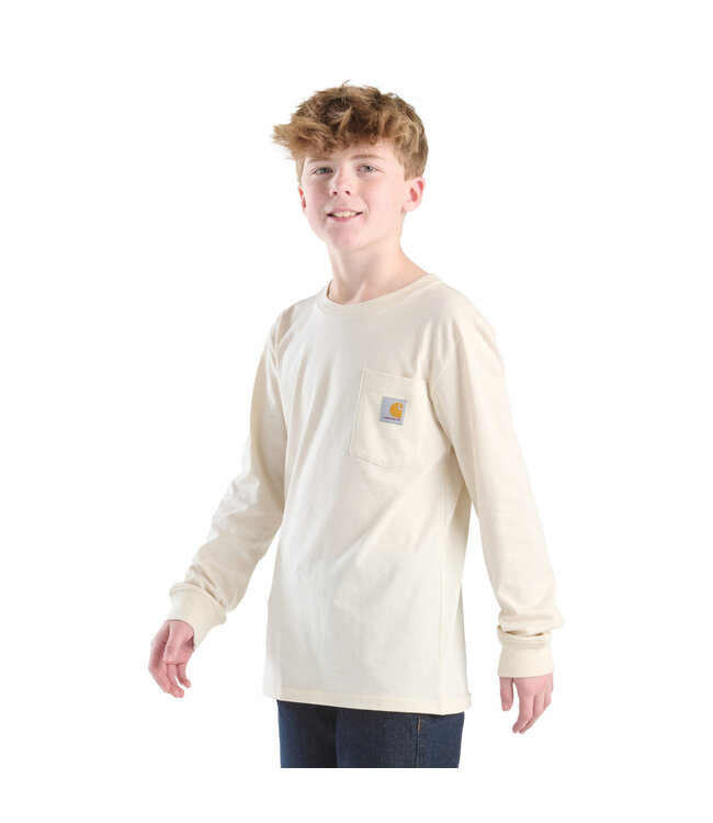 Carhartt Boy's Long-Sleeve Dog Pocket T-Shirt CA6760