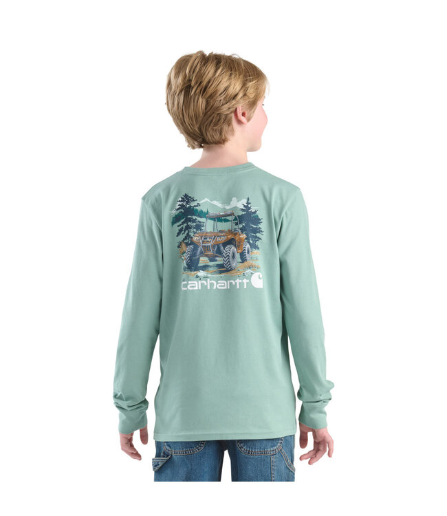 Carhartt Boy's Long-Sleeve Vehicle Pocket T-Shirt CA6759
