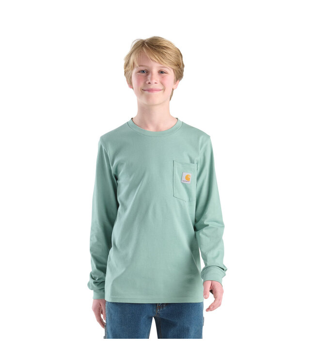 Carhartt Boy's Long-Sleeve Vehicle Pocket T-Shirt CA6759