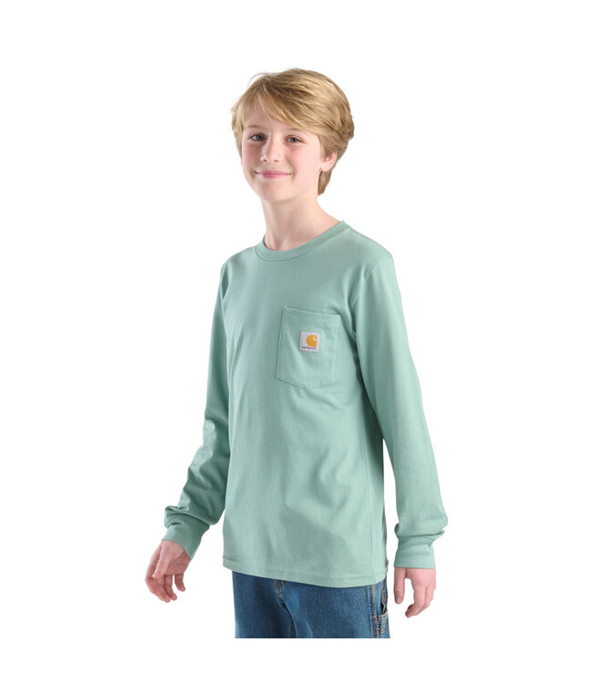 Carhartt Boy's Long-Sleeve Vehicle Pocket T-Shirt CA6759