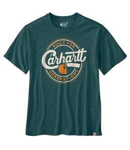 Carhartt Men's Relaxed Fit Lightweight Short-Sleeve Script Graphic T-Shirt 107049