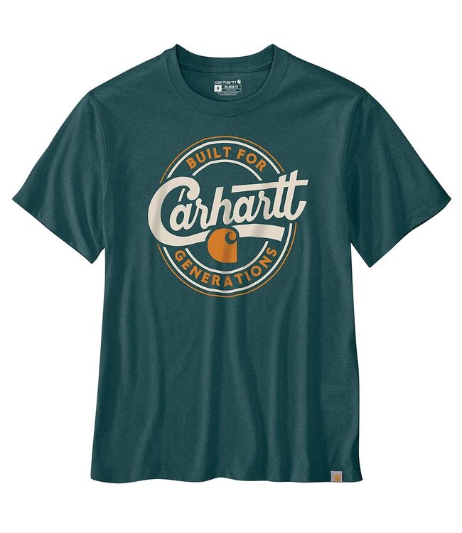 Carhartt Men's Relaxed Fit Lightweight Short-Sleeve Script Graphic T-Shirt 107049