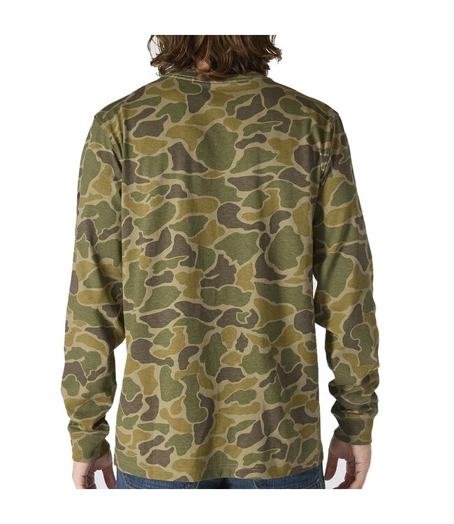 Carhartt Men's Relaxed Fit Heavyweight Long-Sleeve Pocket Camo Logo Graphic T-Shirt 107043