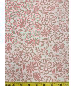 Yard of Geneva-Pink Fabric FA15209