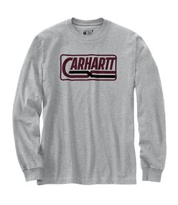 Carhartt Men's Loose Fit Heavyweight Long-Sleeve Logo Graphic T-Shirt 107039