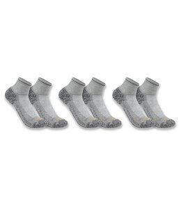 Carhartt Men's Force® Midweight Quarter Sock 3-Pack SQ5283M