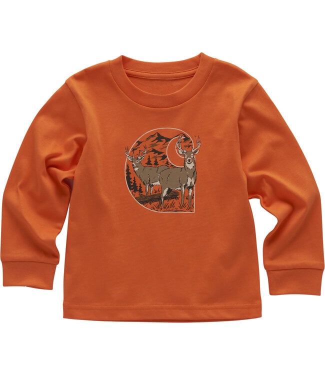 Carhartt Boy's Infant/Toddler Long-Sleeve Deer T-Shirt CA6727