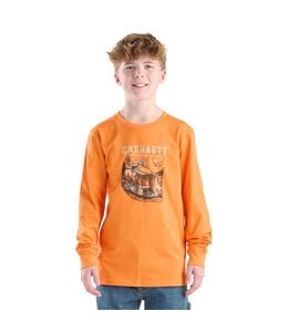 Carhartt Boy's Long-Sleeve Deer Logo T-Shirt CA6757