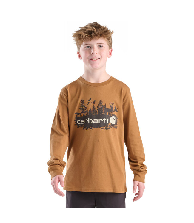 Carhartt Boy's Long-Sleeve Outdoor T-Shirt CA6756