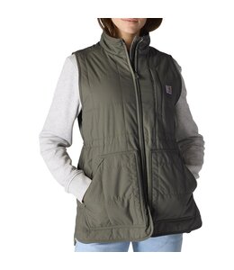 Carhartt Women's Rain Defender Relaxed Fit Lightweight Insulated Mock-Neck Vest 107100