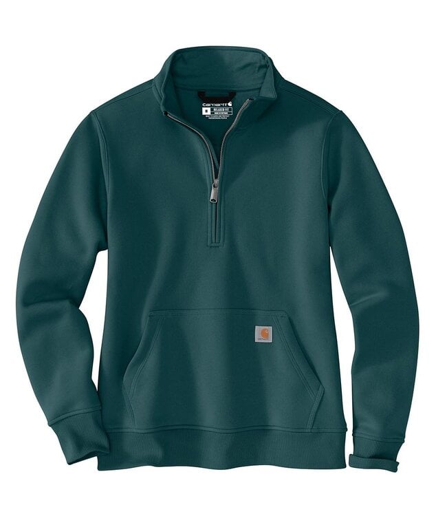 Carhartt Women's Relaxed Fit Midweight Quarter-Zip Mock Neck Sweatshirt 105295